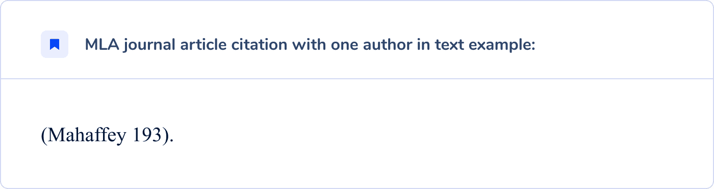 How to Cite a Journal Article: MLA Style | Guide & Examples